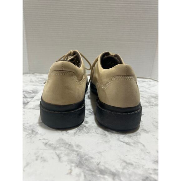 Easy Spirit Womens Shoes 10M Estracery Cream Suede Nubuck Lace Up Casual Comfort - Picture 4 of 9